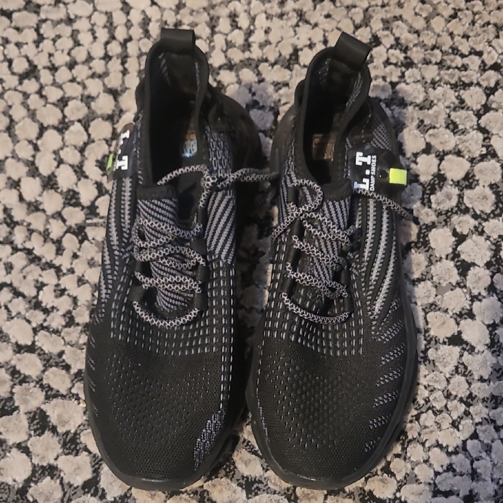 Black and Gray Athletic Sneakers